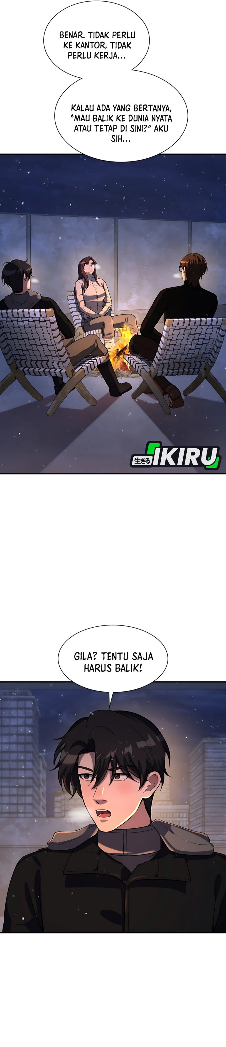 Office Worker in the Ice Age Apocalypse Chapter 30 Bahasa Indonesia