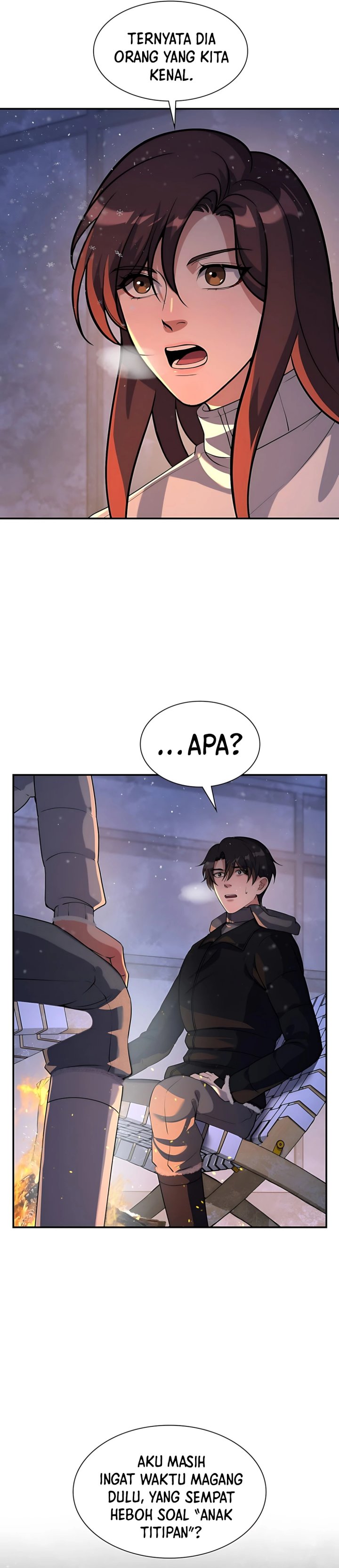 Office Worker in the Ice Age Apocalypse Chapter 30 Bahasa Indonesia