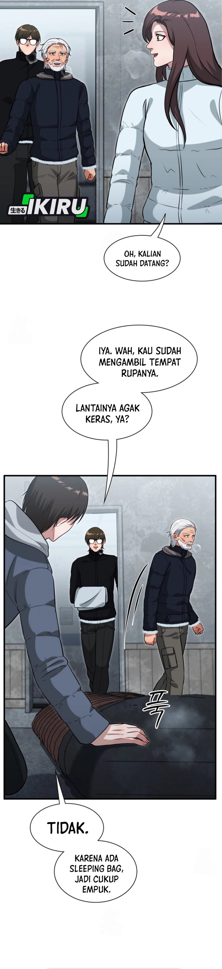 Office Worker in the Ice Age Apocalypse Chapter 40 Bahasa Indonesia