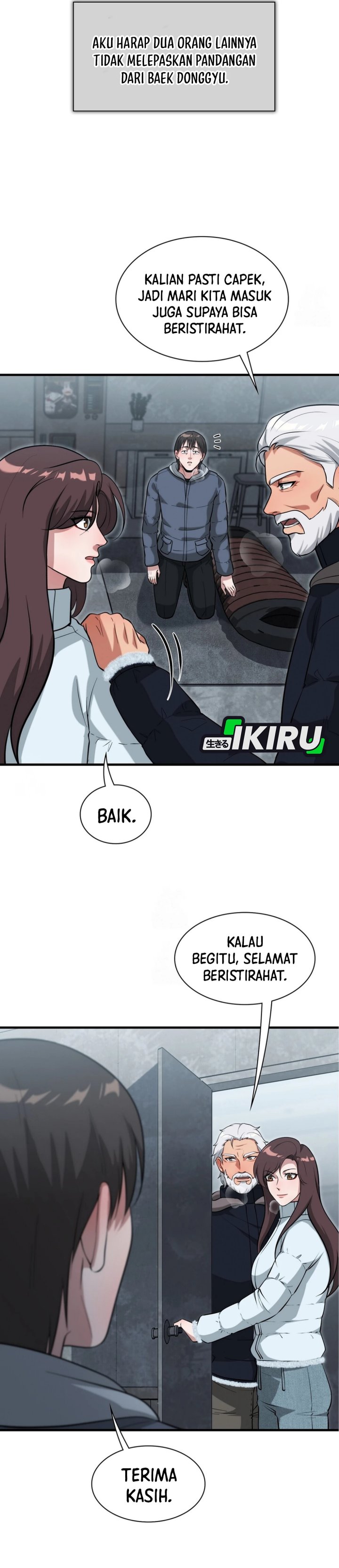 Office Worker in the Ice Age Apocalypse Chapter 40 Bahasa Indonesia