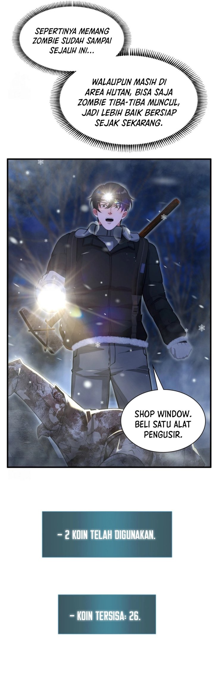 Office Worker in the Ice Age Apocalypse Chapter 40 Bahasa Indonesia