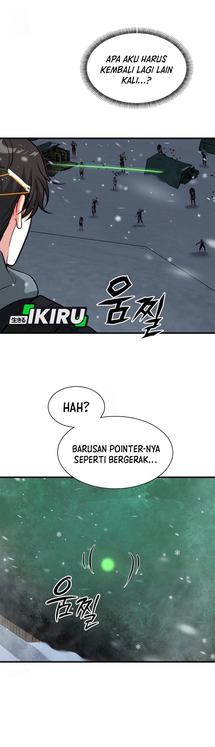 Office Worker in the Ice Age Apocalypse Chapter 40 Bahasa Indonesia