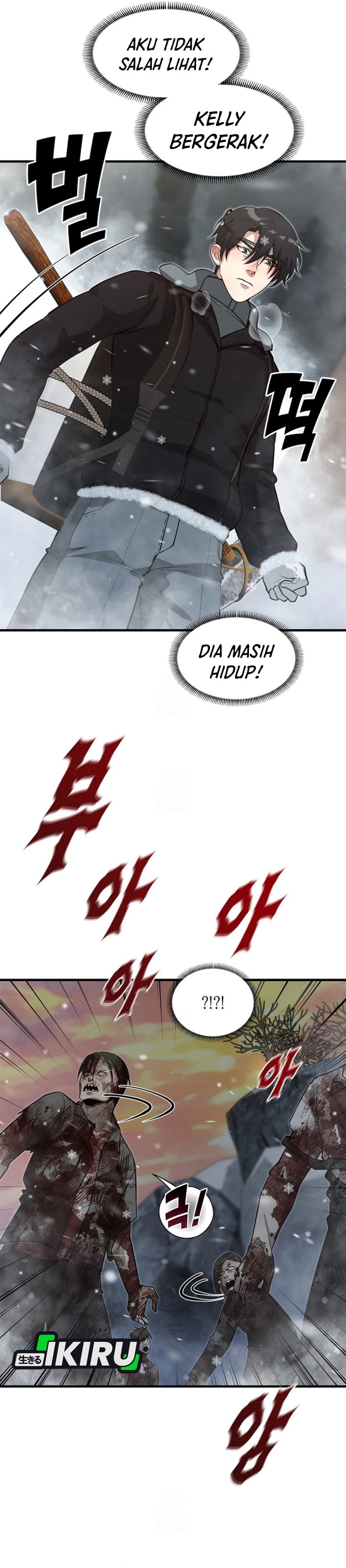 Office Worker in the Ice Age Apocalypse Chapter 40 Bahasa Indonesia