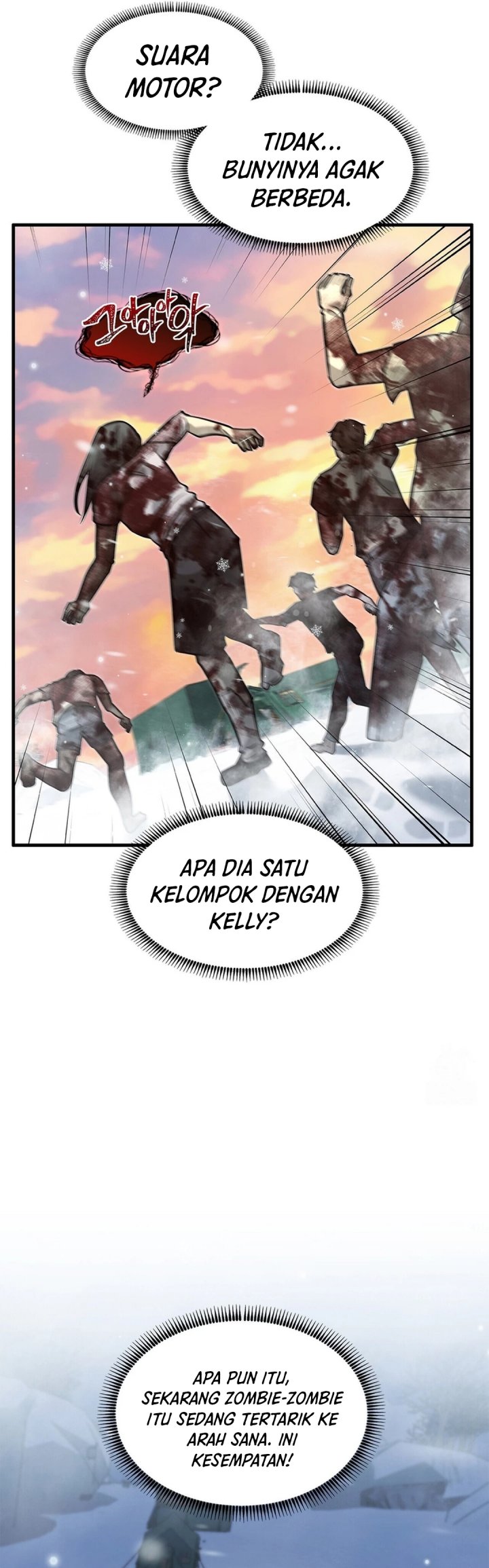 Office Worker in the Ice Age Apocalypse Chapter 40 Bahasa Indonesia