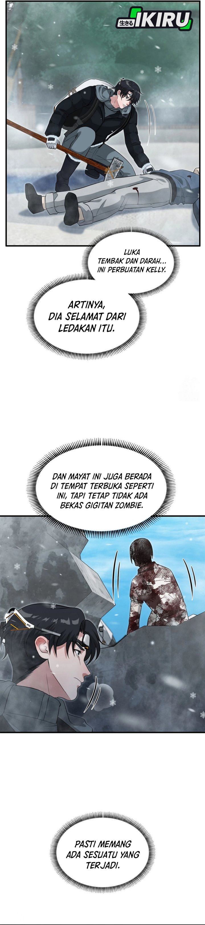 Office Worker in the Ice Age Apocalypse Chapter 40 Bahasa Indonesia