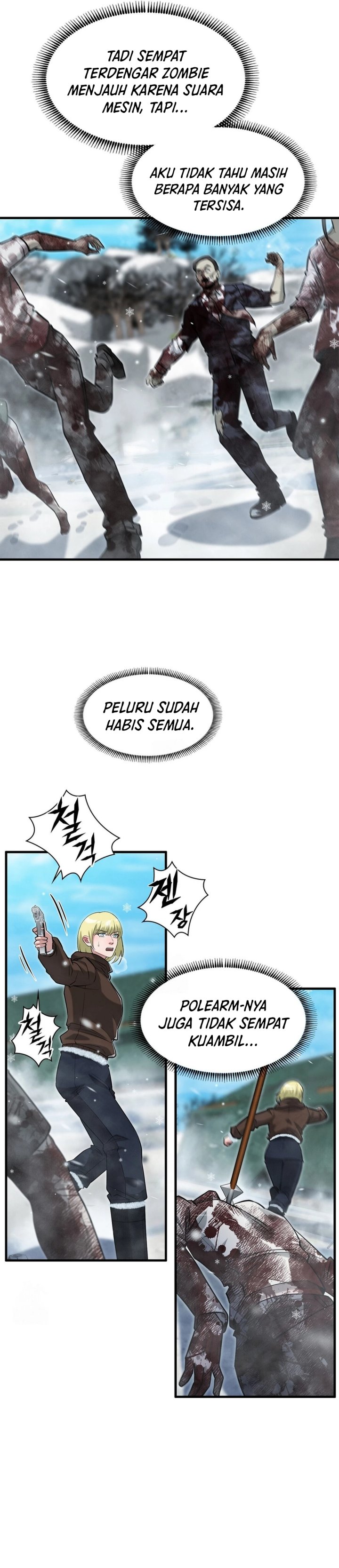 Office Worker in the Ice Age Apocalypse Chapter 40 Bahasa Indonesia
