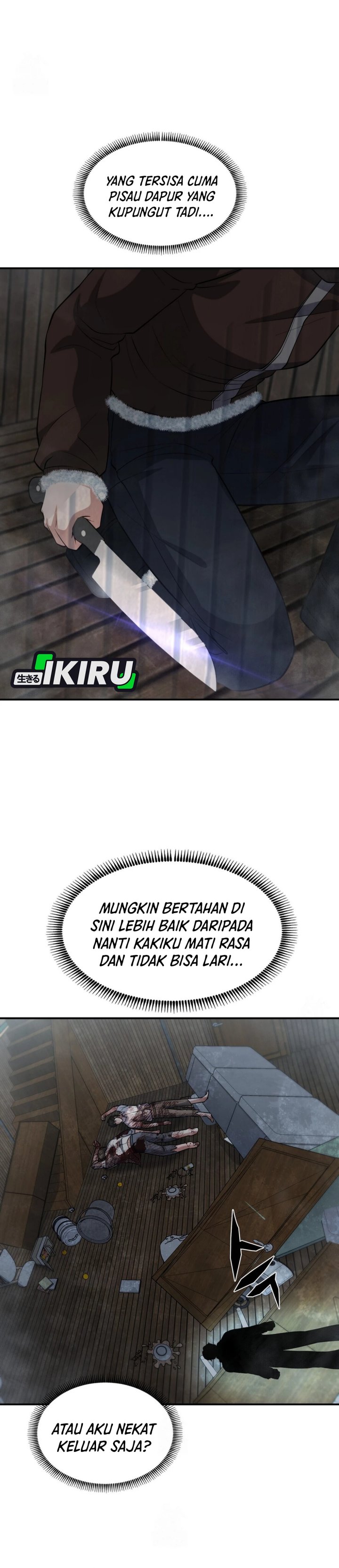 Office Worker in the Ice Age Apocalypse Chapter 40 Bahasa Indonesia