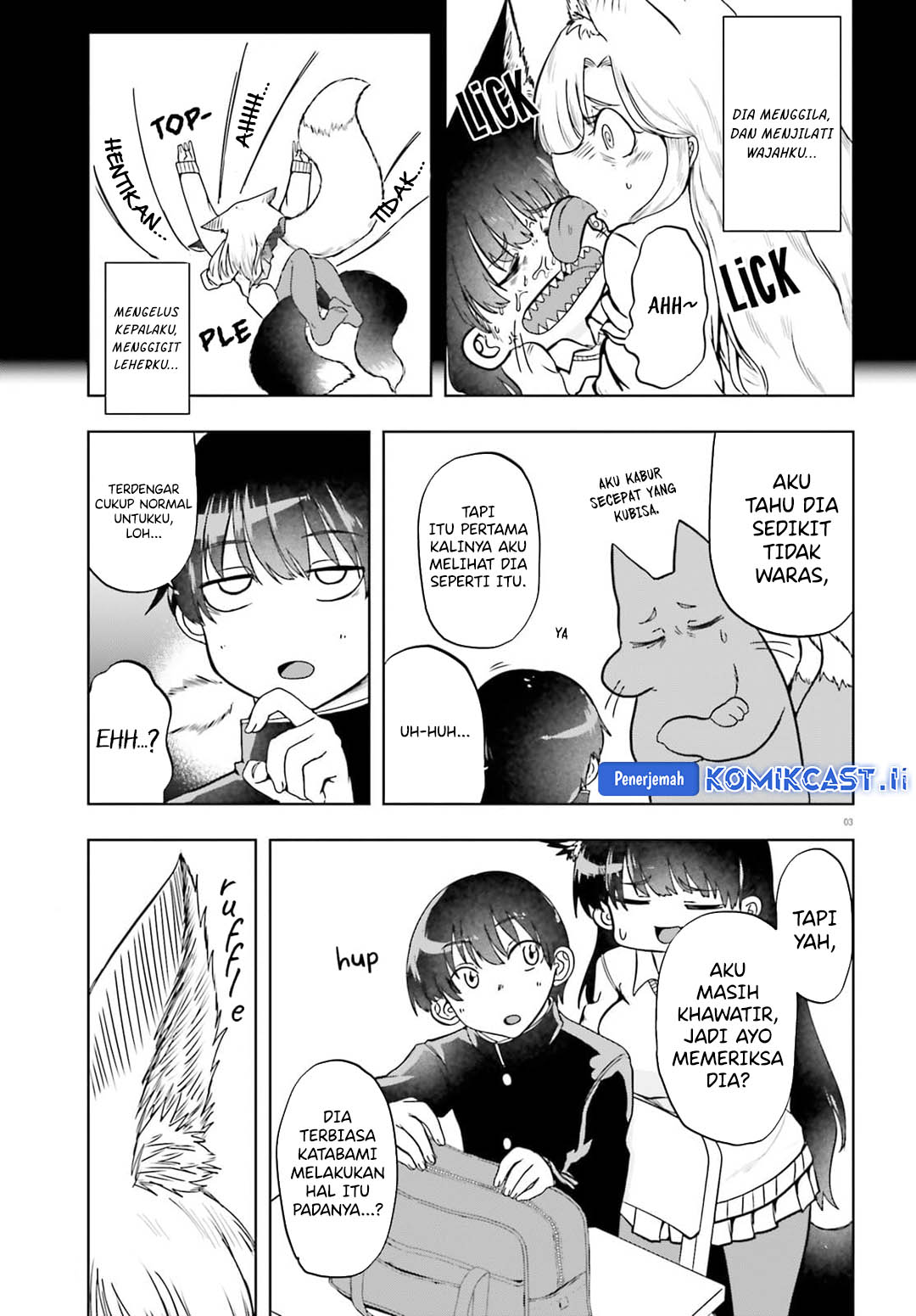 Okitsune Gal Katabami-san Chapter 17 Bahasa Indonesia