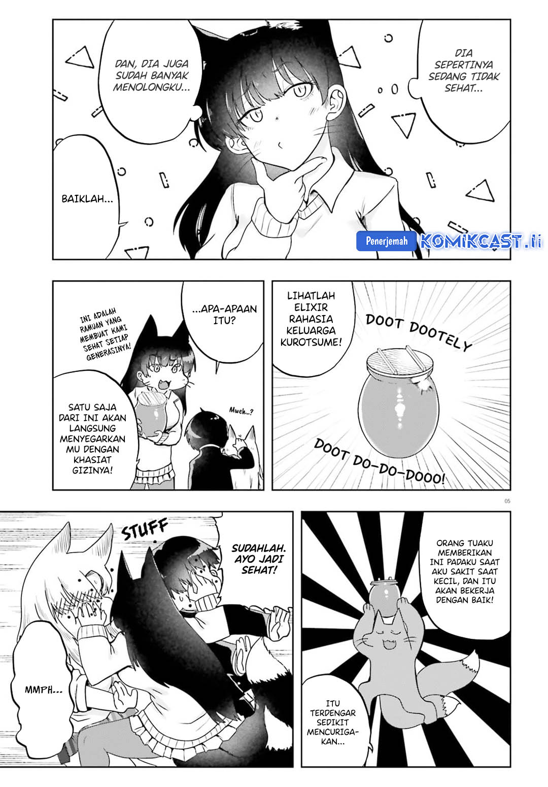 Okitsune Gal Katabami-san Chapter 17 Bahasa Indonesia
