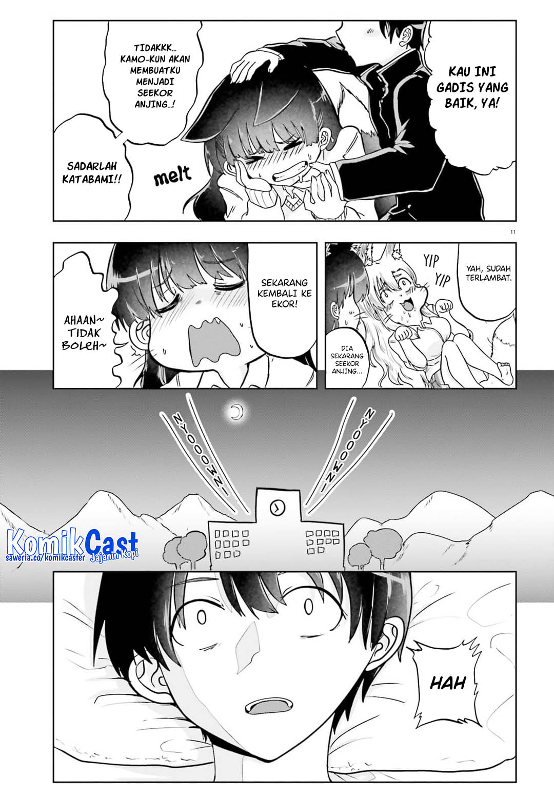 Okitsune Gal Katabami-san Chapter 17 Bahasa Indonesia