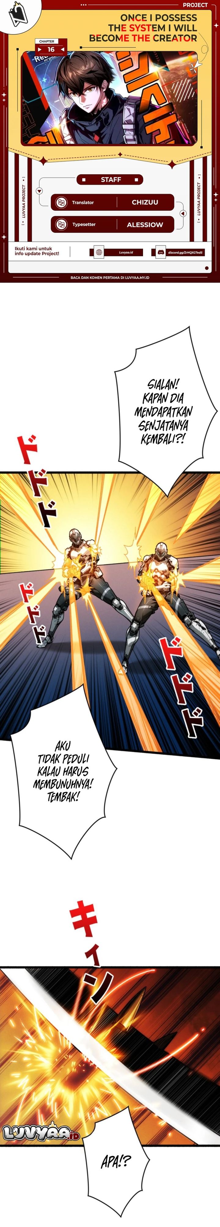 Once I Possess The System I Will Become The Creator chapter 16