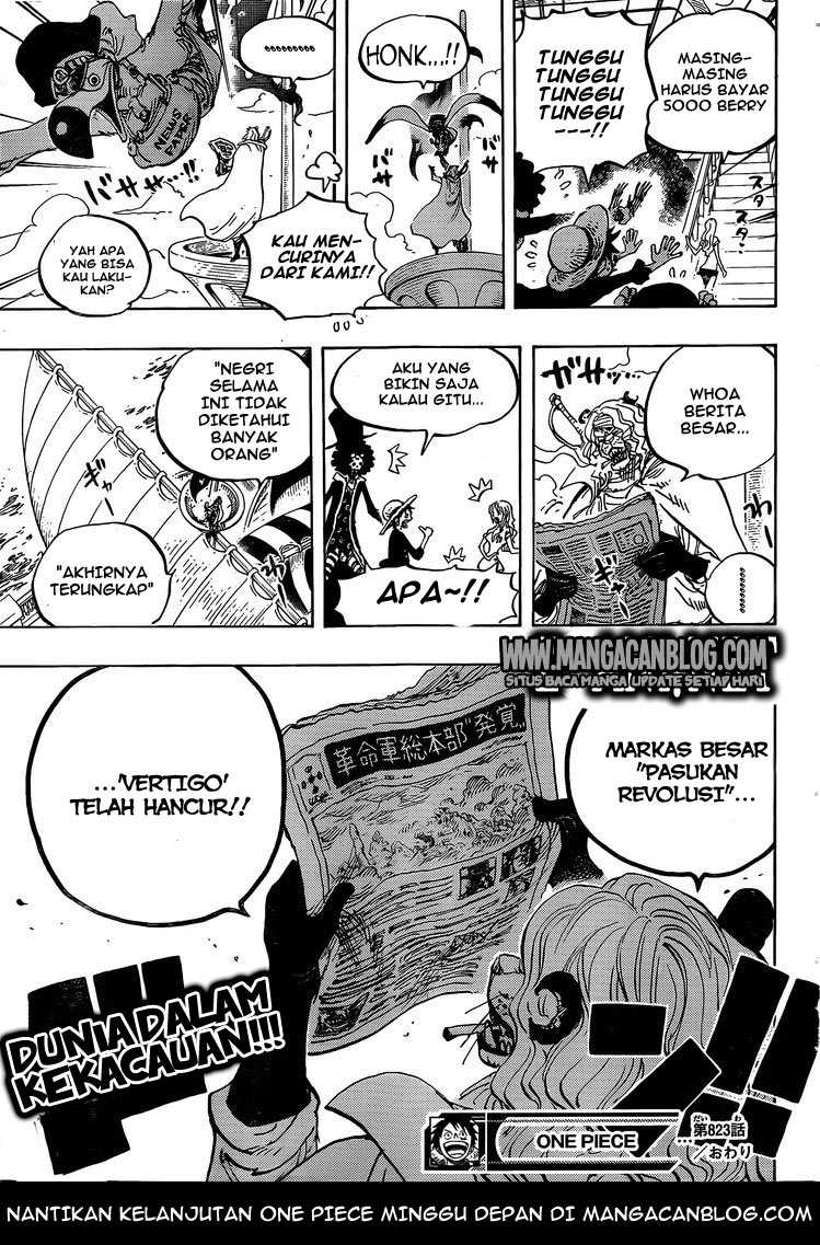 One Piece chapter 823