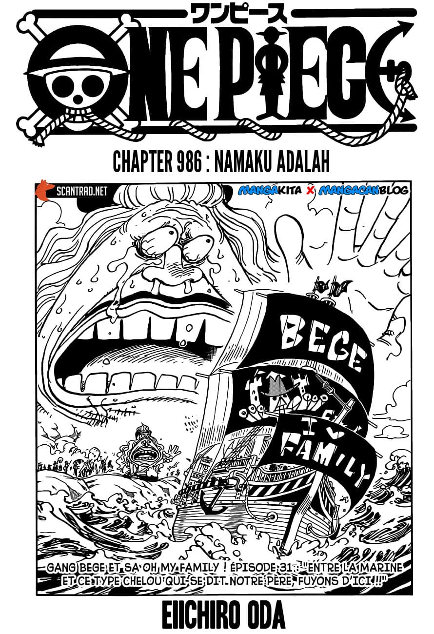 One Piece Chapter 986 Bahasa Indonesia
