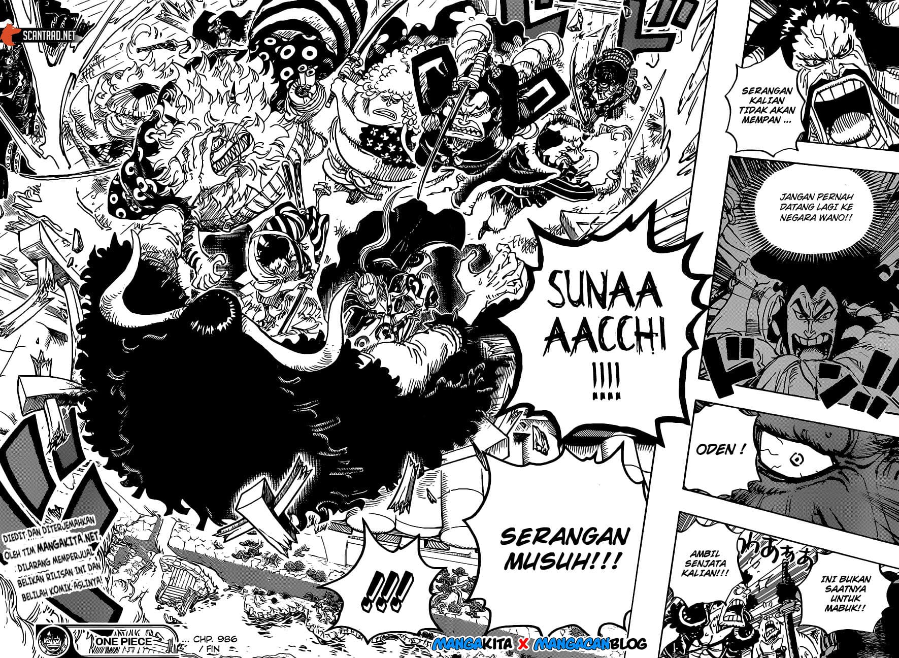 One Piece Chapter 986 Bahasa Indonesia
