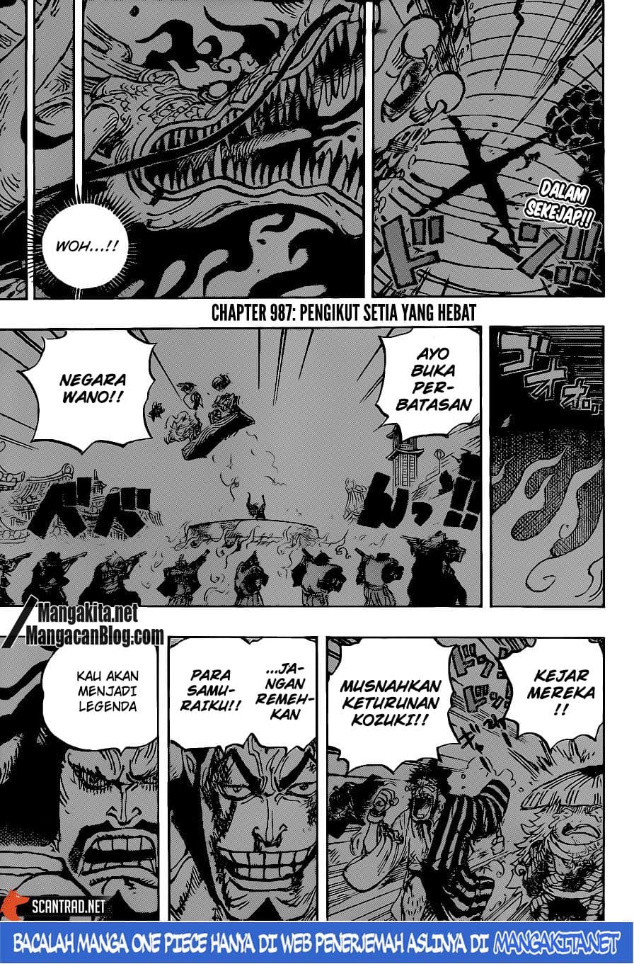 One Piece Chapter 987 Bahasa Indonesia