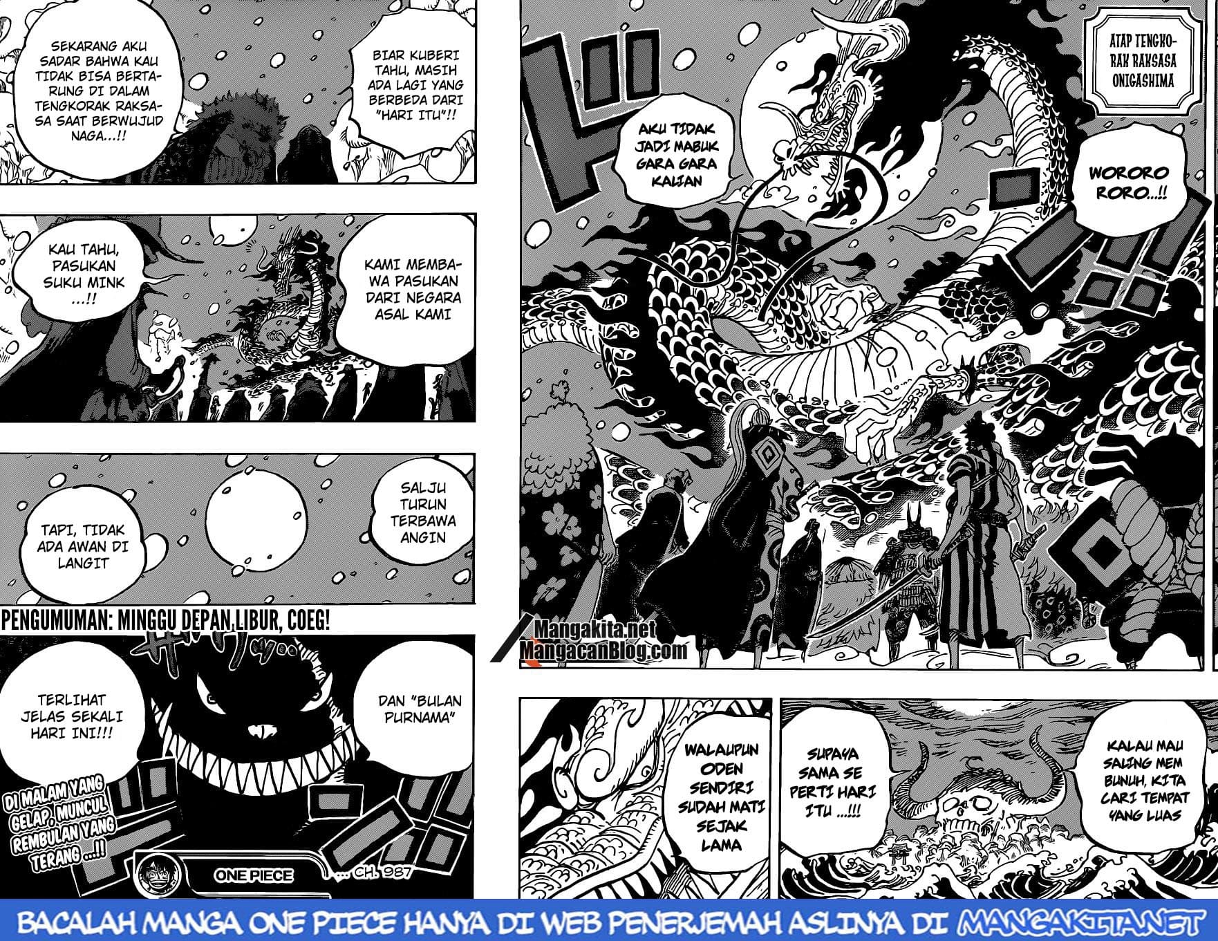 One Piece Chapter 987 Bahasa Indonesia
