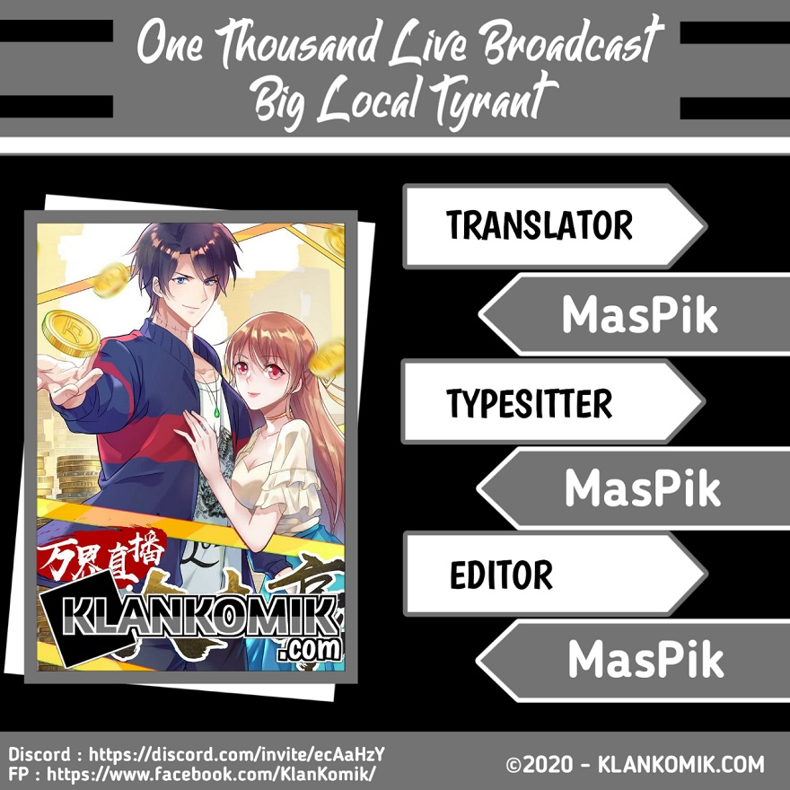 One Thousand Live Broadcast Big Local Tyrant Chapter 09 Bahasa Indonesia
