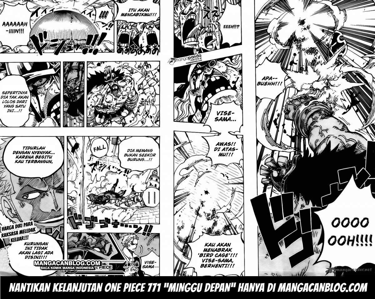 One Piece Chapter 770 Bahasa Indonesia