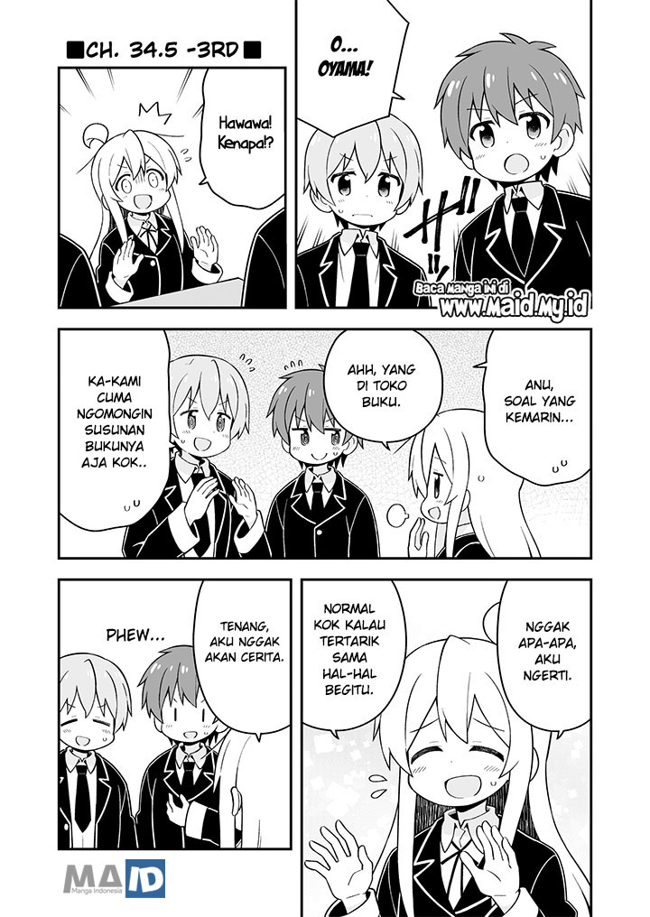 Onii-chan wa Oshimai Chapter 37.5 Bahasa Indonesia