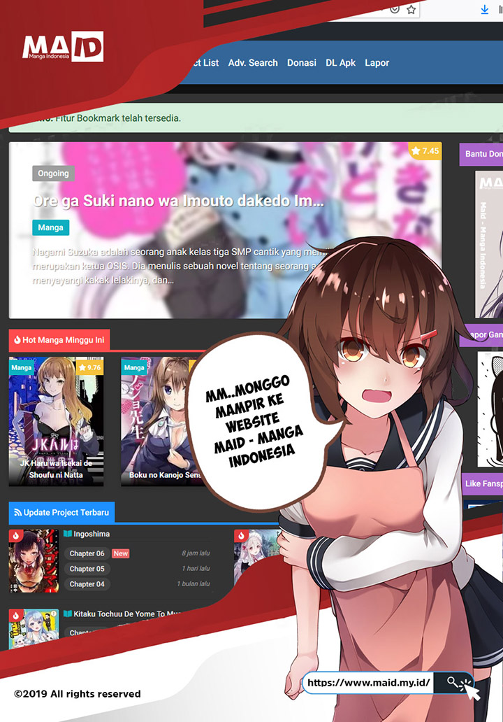 Onii-chan wa Oshimai Chapter 37 Bahasa Indonesia