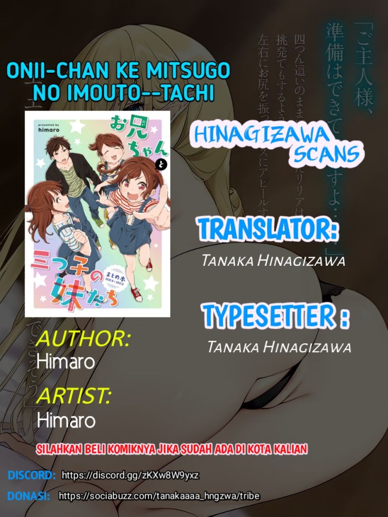 Onii-chan to Mitsugo no Imouto-tachi Chapter 02 Bahasa Indonesia