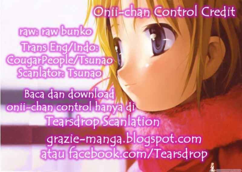Oniichan Control Chapter 12 Bahasa Indonesia