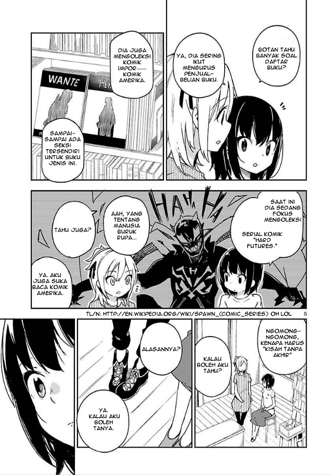 Ookami Shounen wa Kyou mo Uso wo Kasaneru Chapter 10 Bahasa Indonesia