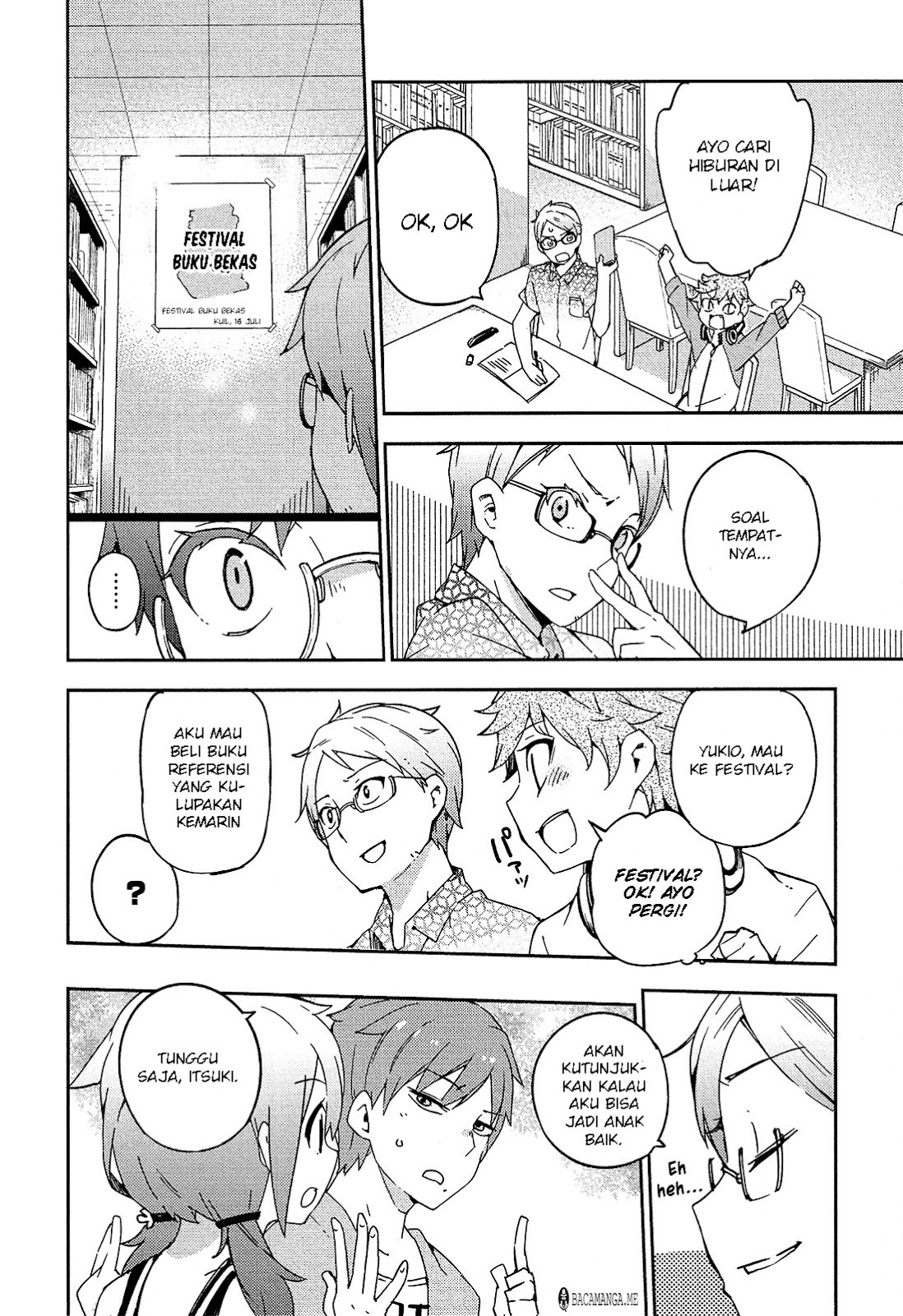 Ookami Shounen wa Kyou mo Uso wo Kasaneru Chapter 13 Bahasa Indonesia