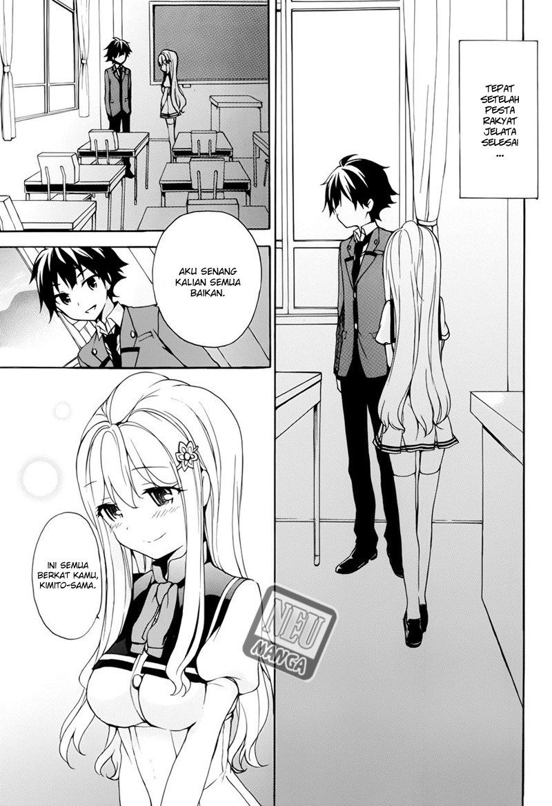 Ore ga Ojousama Gakkou ni “Shomin Sample” Toshite Rachirareta Ken Chapter 10 Bahasa Indonesia