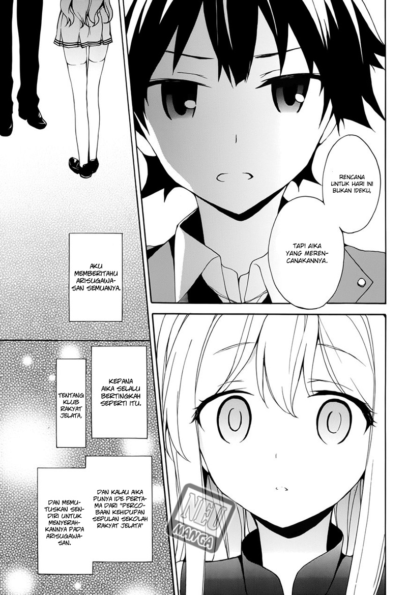 Ore ga Ojousama Gakkou ni “Shomin Sample” Toshite Rachirareta Ken Chapter 10 Bahasa Indonesia