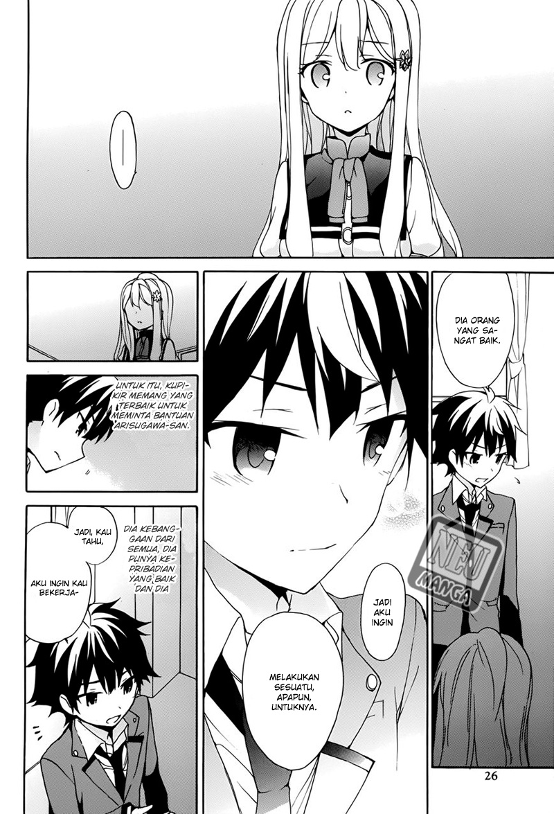 Ore ga Ojousama Gakkou ni “Shomin Sample” Toshite Rachirareta Ken Chapter 10 Bahasa Indonesia
