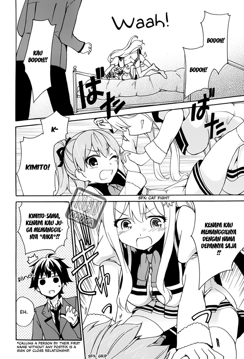 Ore ga Ojousama Gakkou ni “Shomin Sample” Toshite Rachirareta Ken Chapter 10 Bahasa Indonesia