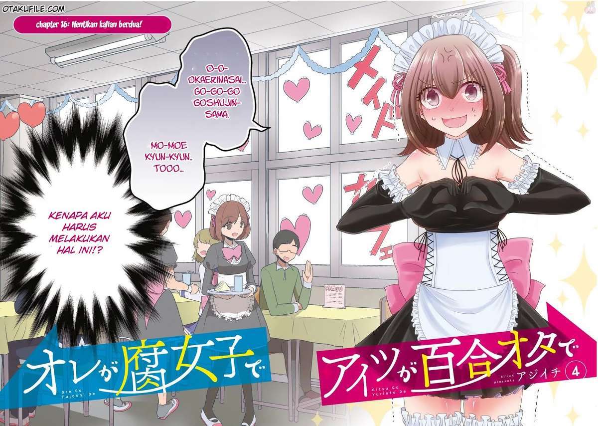 Ore ga Fujoshi de Aitsu ga Yuri-ota de Chapter 17 Bahasa Indonesia