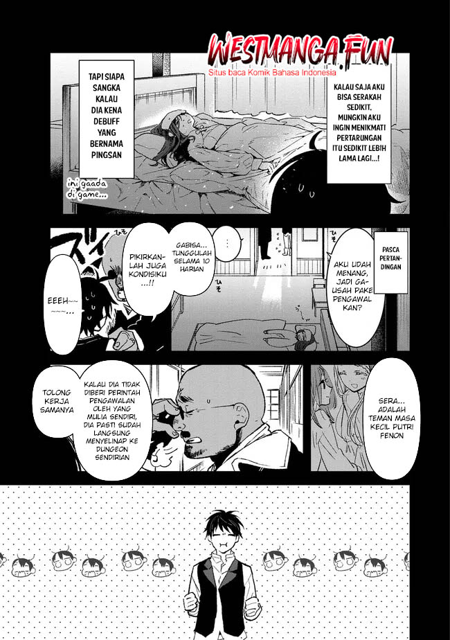 Ore, Yuusha janai desu kara. – VR Sekai no Chouten ni Kunrin Seshi Otoko. Tenseishi, Level 1 no Mushoku kara Restart suru chapter 2