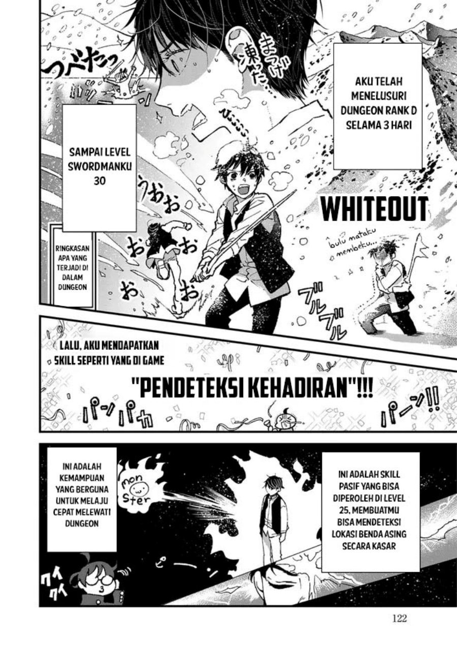 Ore, Yuusha janai desu kara. – VR Sekai no Chouten ni Kunrin Seshi Otoko. Tenseishi, Level 1 no Mushoku kara Restart suru chapter 4