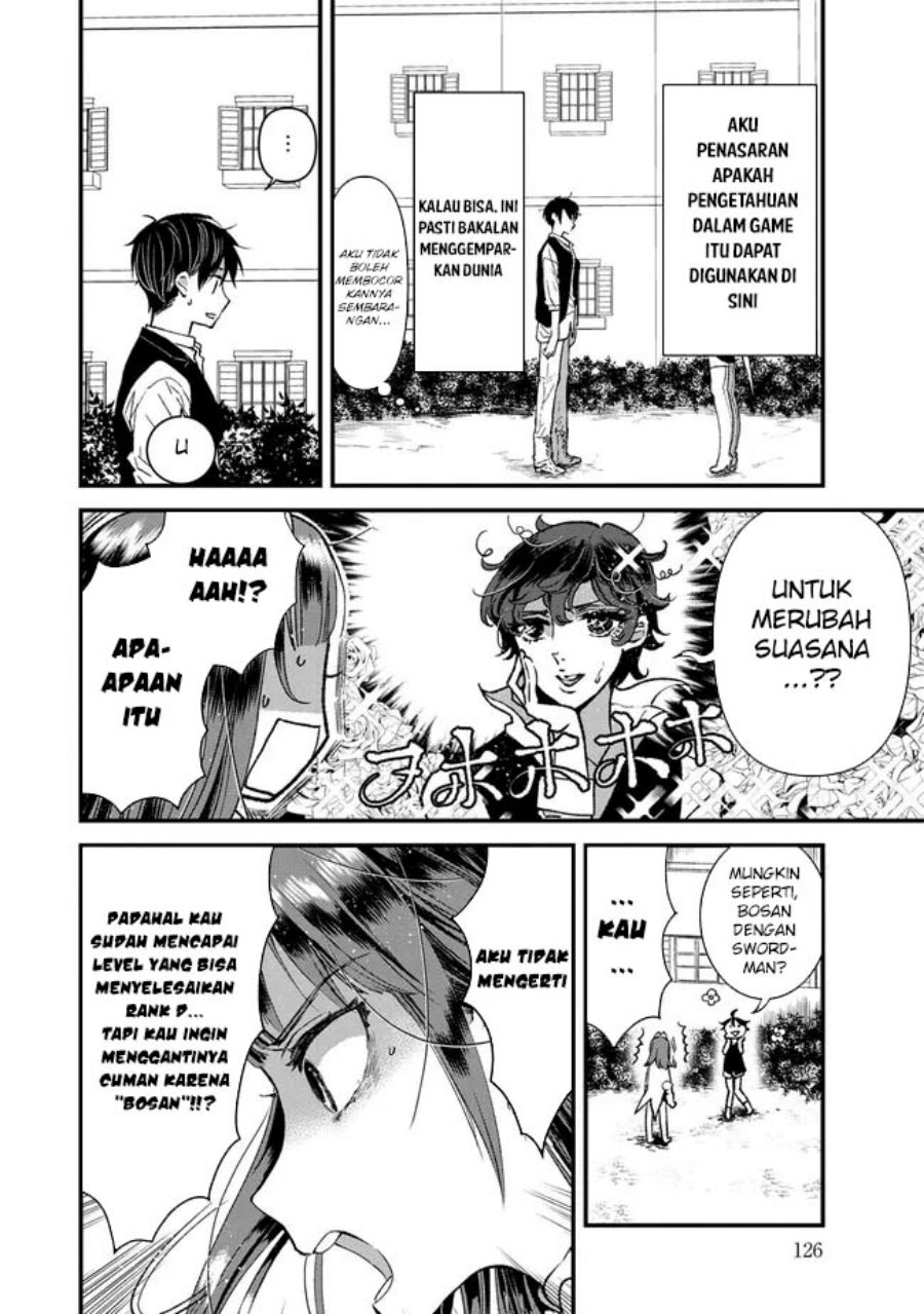 Ore, Yuusha janai desu kara. – VR Sekai no Chouten ni Kunrin Seshi Otoko. Tenseishi, Level 1 no Mushoku kara Restart suru chapter 4