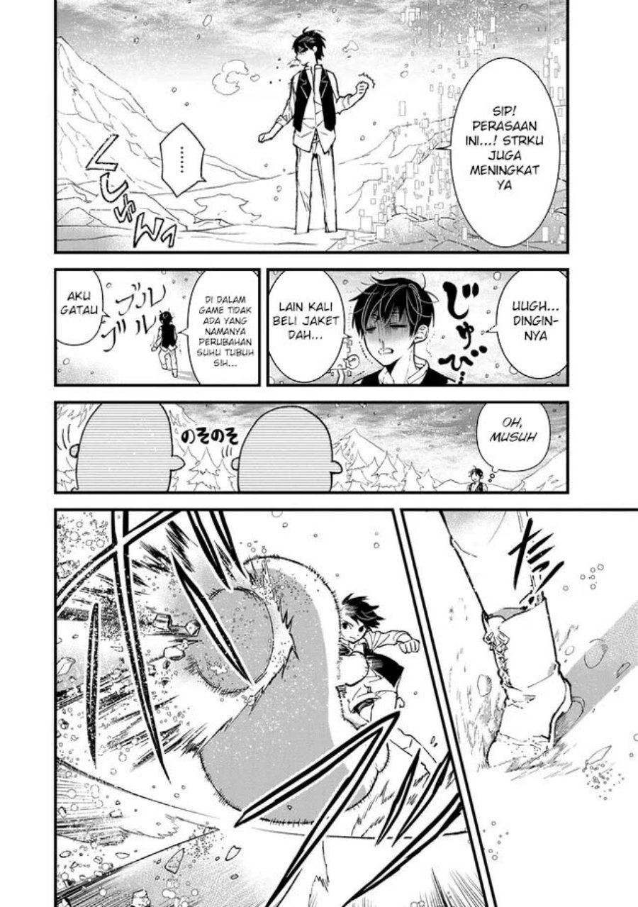 Ore, Yuusha janai desu kara. – VR Sekai no Chouten ni Kunrin Seshi Otoko. Tenseishi, Level 1 no Mushoku kara Restart suru chapter 4