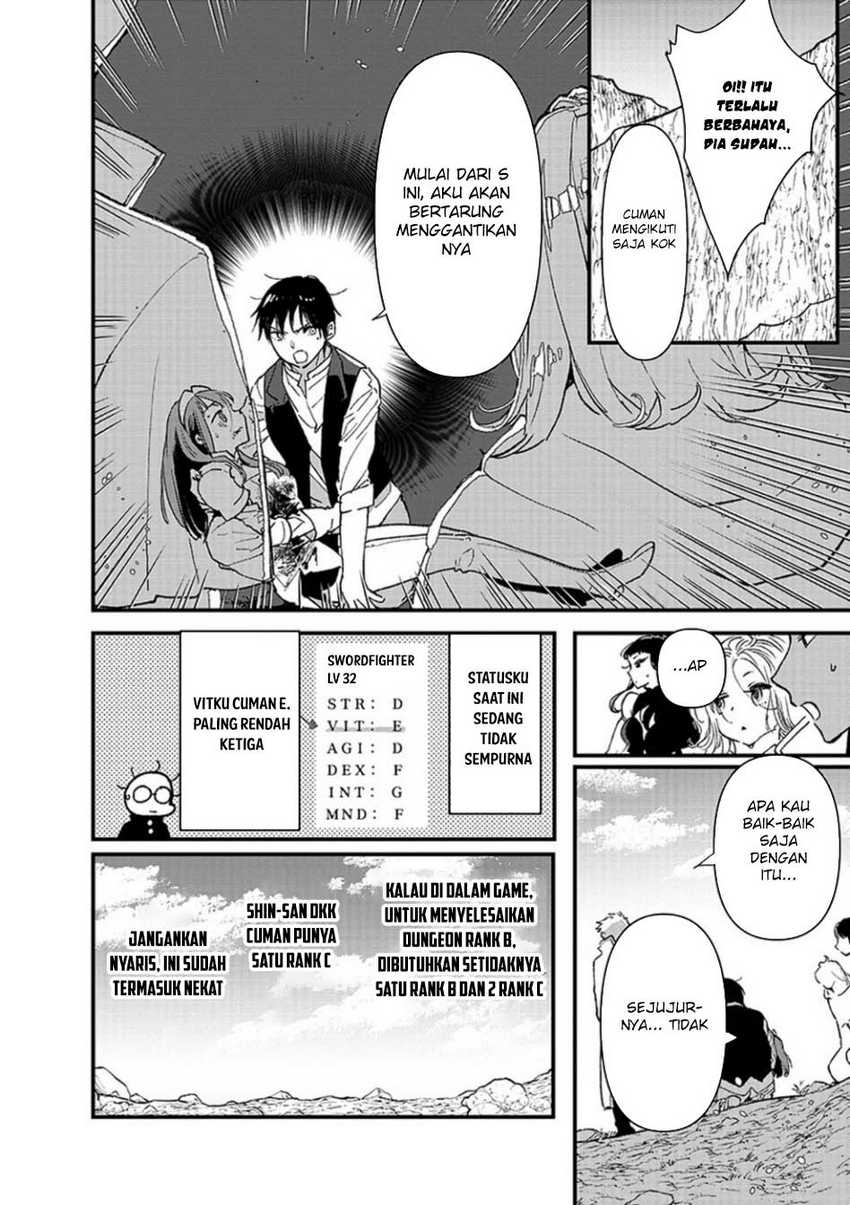 Ore, Yuusha janai desu kara. – VR Sekai no Chouten ni Kunrin Seshi Otoko. Tenseishi, Level 1 no Mushoku kara Restart suru chapter 8