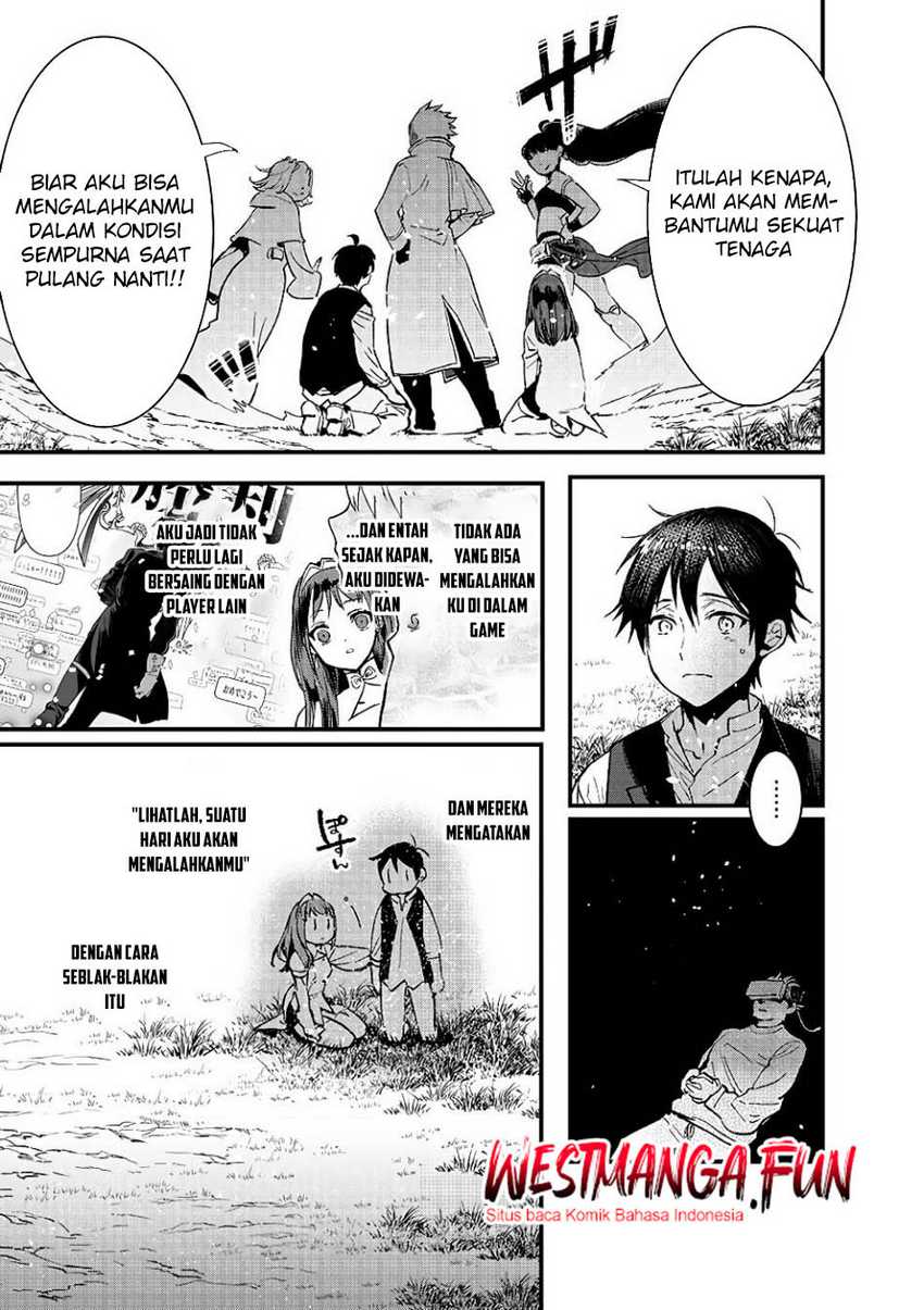 Ore, Yuusha janai desu kara. – VR Sekai no Chouten ni Kunrin Seshi Otoko. Tenseishi, Level 1 no Mushoku kara Restart suru chapter 8
