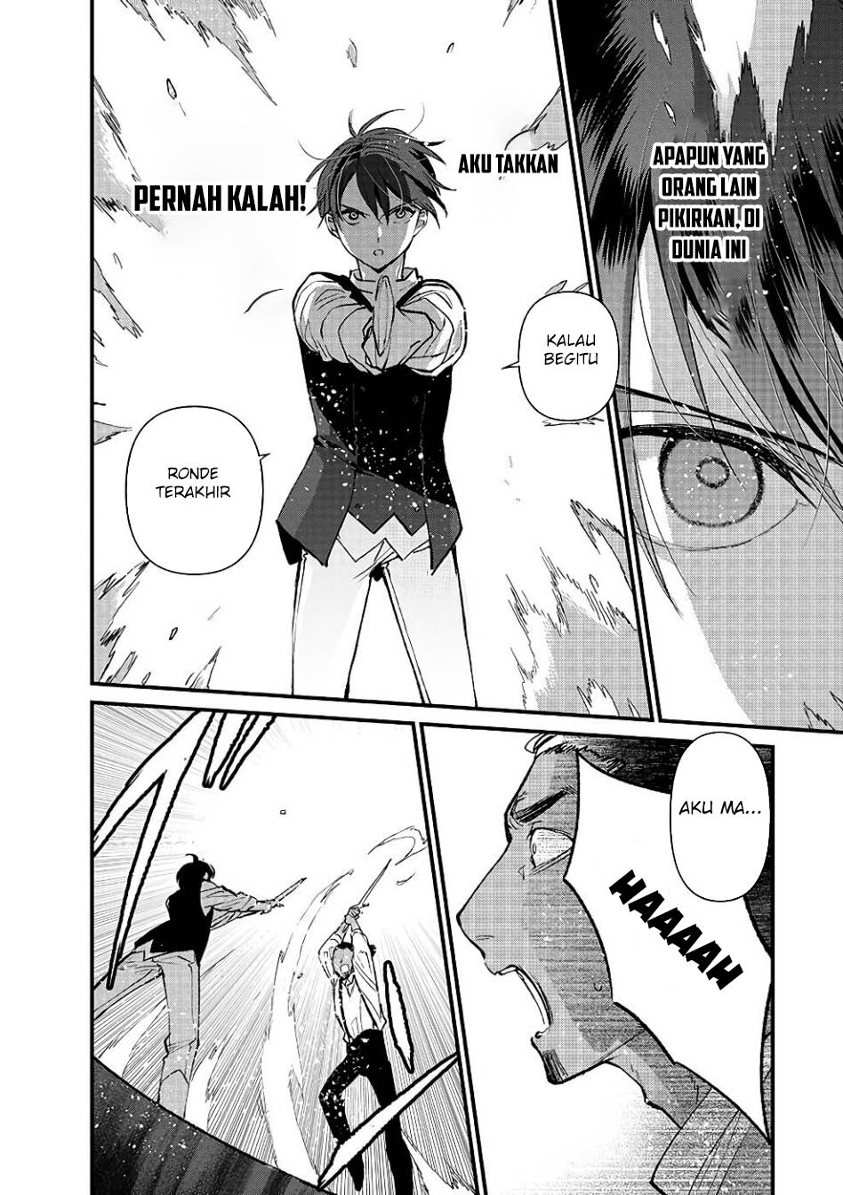 Ore, Yuusha janai desu kara. – VR Sekai no Chouten ni Kunrin Seshi Otoko. Tenseishi, Level 1 no Mushoku kara Restart suru chapter 14