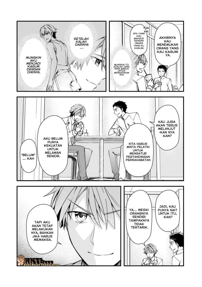 Ore ni Trauma wo Ataeta Joshi-tachi ga Chirachira Mitekuru kedo, Zannen desu ga Teokure desu Chapter 17 Bahasa Indonesia