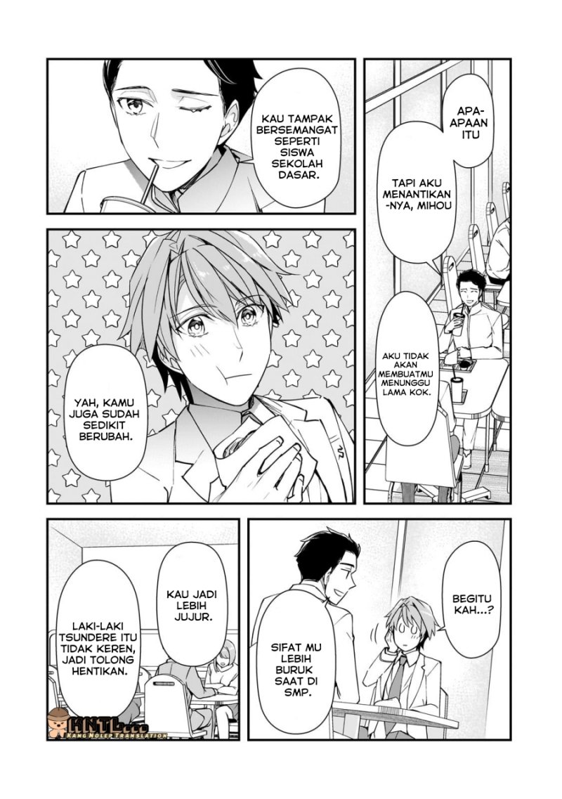 Ore ni Trauma wo Ataeta Joshi-tachi ga Chirachira Mitekuru kedo, Zannen desu ga Teokure desu Chapter 17 Bahasa Indonesia