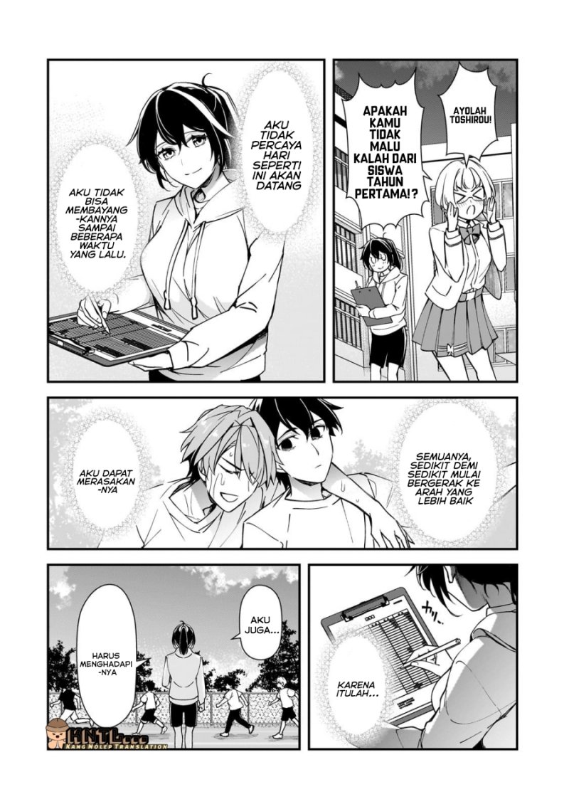 Ore ni Trauma wo Ataeta Joshi-tachi ga Chirachira Mitekuru kedo, Zannen desu ga Teokure desu Chapter 17 Bahasa Indonesia