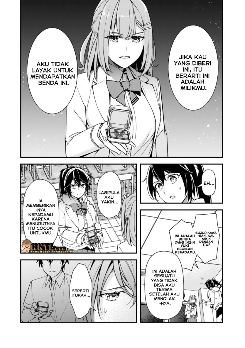 Ore ni Trauma wo Ataeta Joshi-tachi ga Chirachira Mitekuru kedo, Zannen desu ga Teokure desu Chapter 17 Bahasa Indonesia