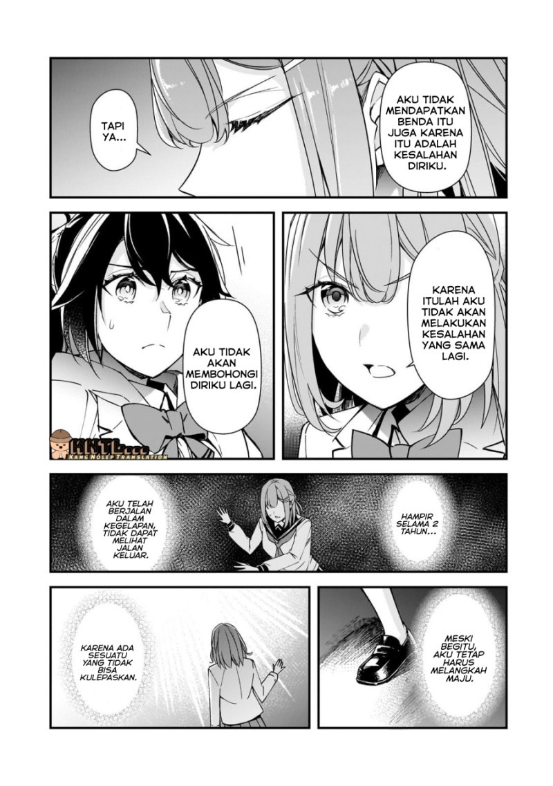 Ore ni Trauma wo Ataeta Joshi-tachi ga Chirachira Mitekuru kedo, Zannen desu ga Teokure desu Chapter 17 Bahasa Indonesia