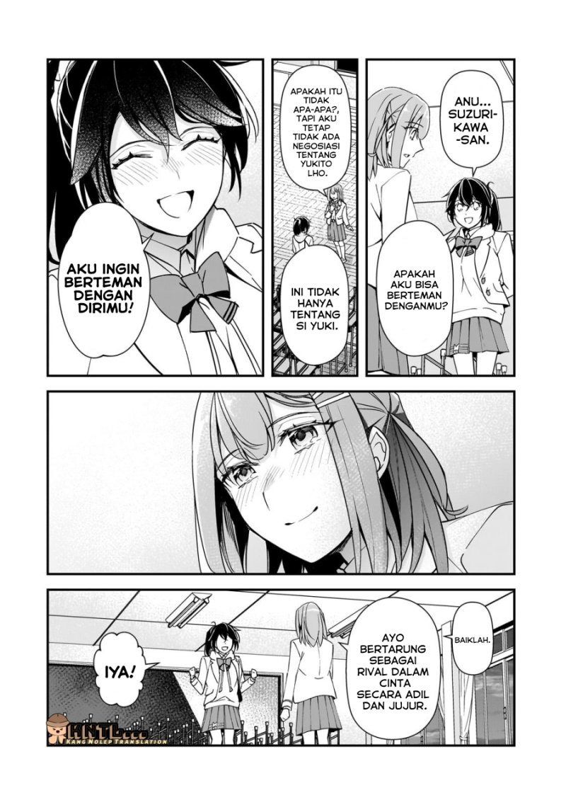 Ore ni Trauma wo Ataeta Joshi-tachi ga Chirachira Mitekuru kedo, Zannen desu ga Teokure desu Chapter 17 Bahasa Indonesia