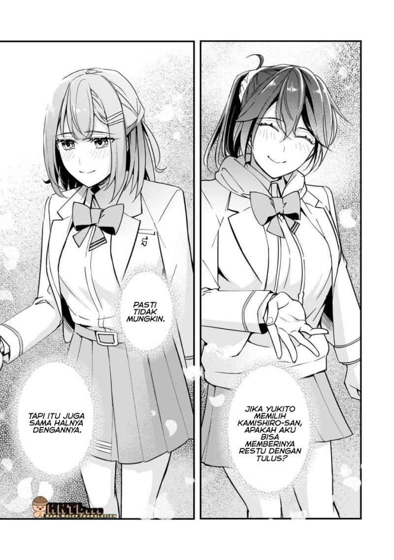 Ore ni Trauma wo Ataeta Joshi-tachi ga Chirachira Mitekuru kedo, Zannen desu ga Teokure desu Chapter 17 Bahasa Indonesia