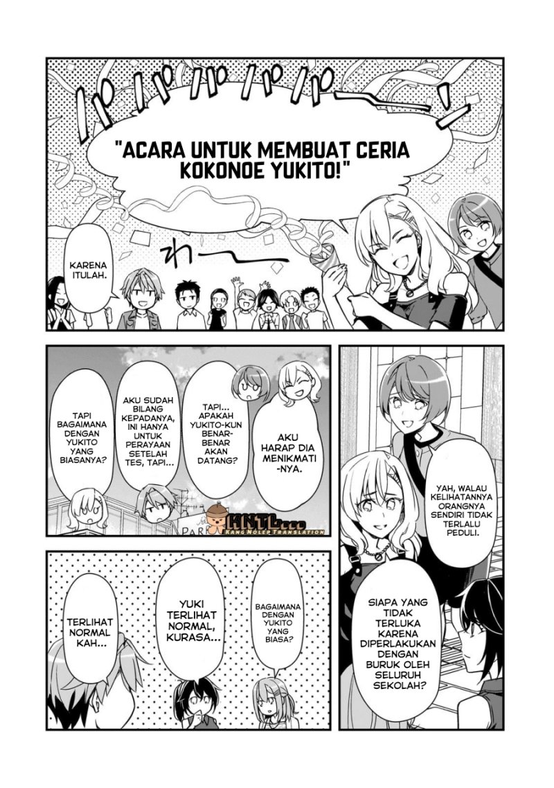 Ore ni Trauma wo Ataeta Joshi-tachi ga Chirachira Mitekuru kedo, Zannen desu ga Teokure desu Chapter 17 Bahasa Indonesia