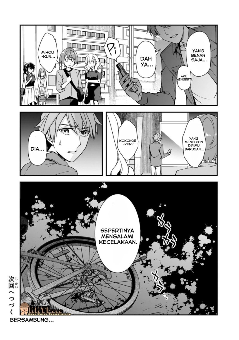Ore ni Trauma wo Ataeta Joshi-tachi ga Chirachira Mitekuru kedo, Zannen desu ga Teokure desu Chapter 17 Bahasa Indonesia