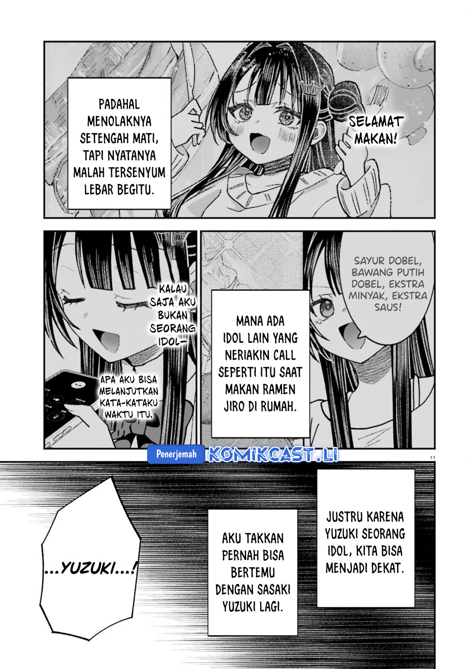 Ore no Haitoku Meshi o Onedari Sezu ni Irarenai Otonari no Top Idol-sama chapter 13
